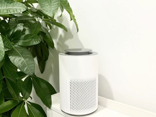 Compact HC10 Industrial Air Cleaner with HEPA Filter and 4-Hour Timer for Odor Removal