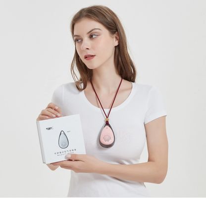Women's Wearable Air Purifier Necklace with Long Battery Life and No Consumables