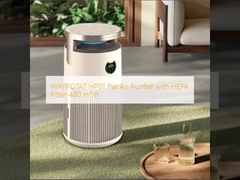 WAYPOTAT HP01 เครื่องทําความสะอาดอากาศสําหรับสัตว์เลี้ยง พร้อมกรอง HEPA 480 m3/h